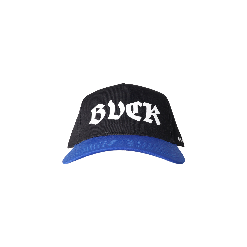 Blue Brim Black Buck OG Snapback
