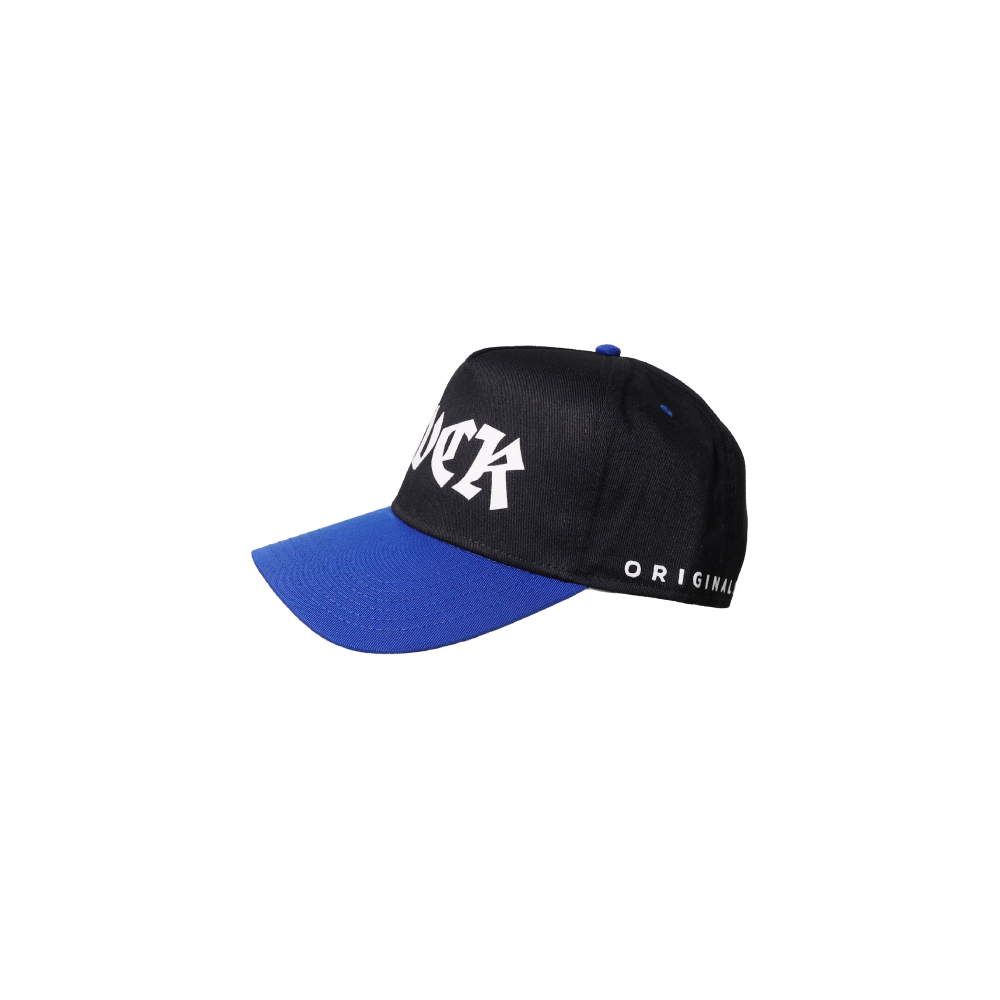 Blue Brim Black Buck OG Snapback