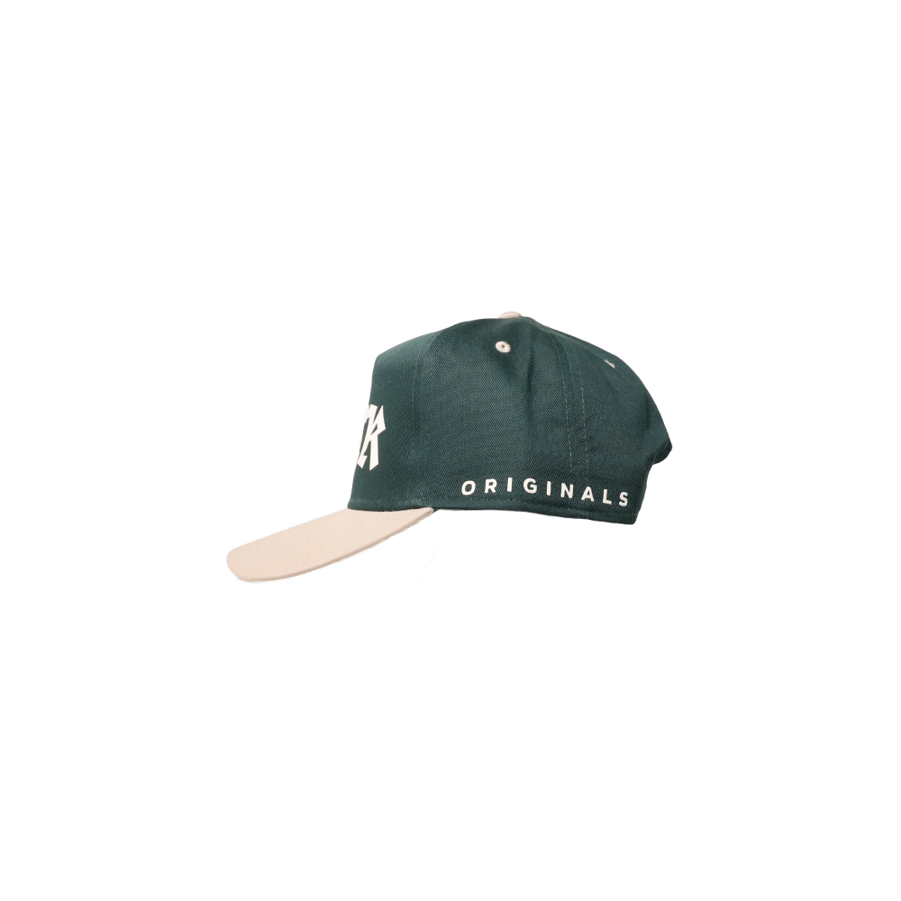 Green Brim Tan Buck OG Snapback